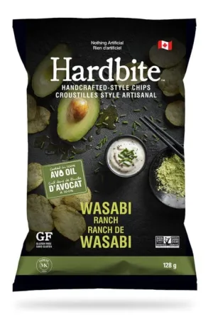 Hardbite Avocado Oil Potato Chips - Wasabi Ranch (128g)