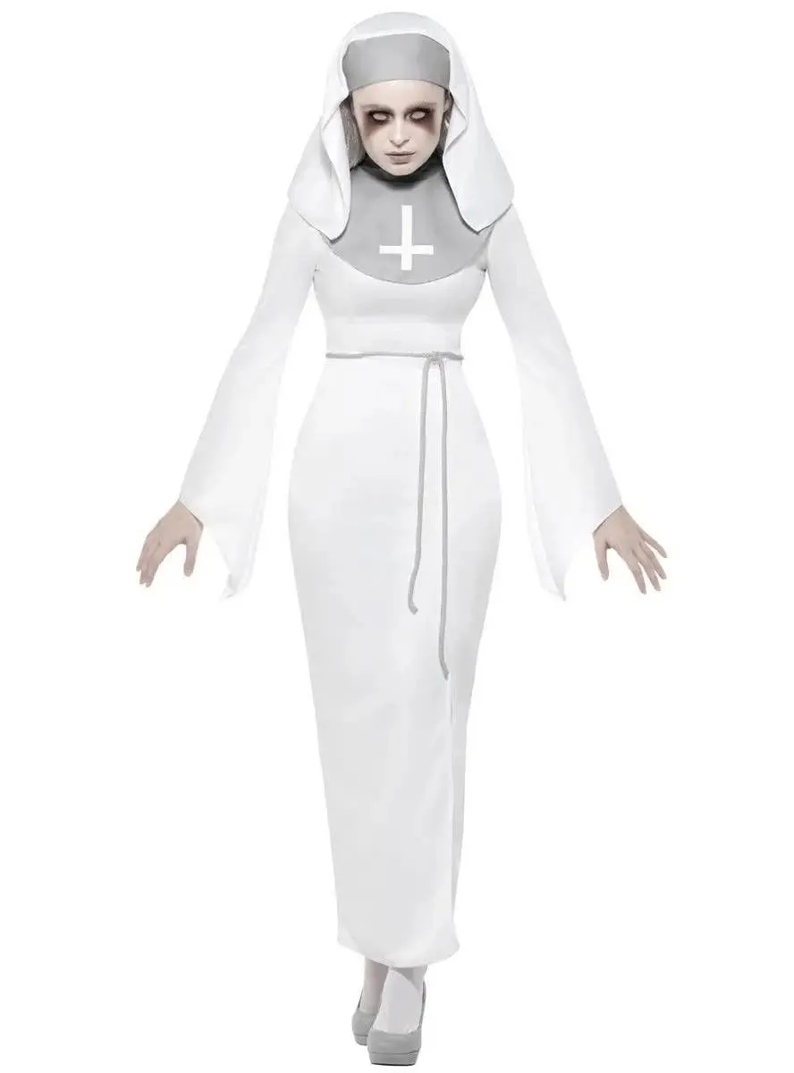 Haunted Asylum Nun Womens Plus Size Halloween Costume