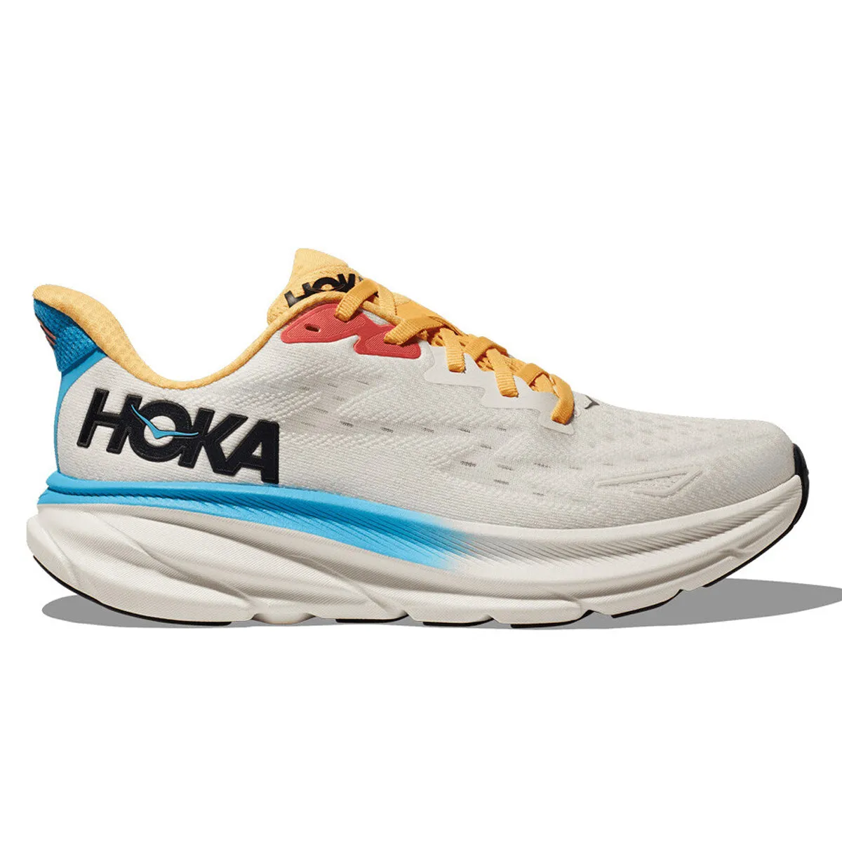 Hoka Clifton 9 Mens | Blanc De Blanc / Virtual Blue