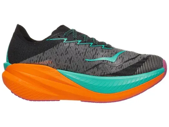 Hoka | Mach X2 | Men's | Black/Electric Aqua