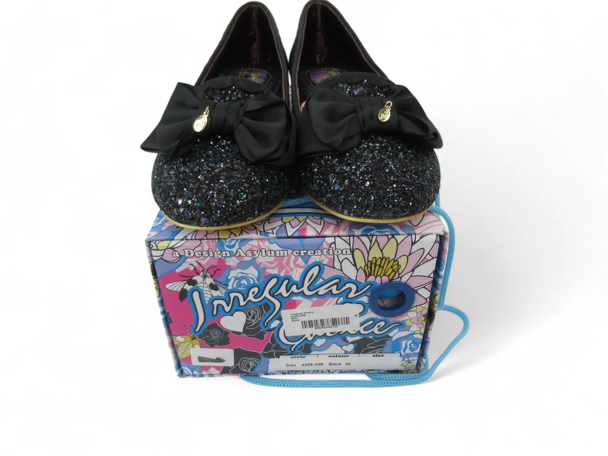 Irregular Choice UK 8 Black Shoes Loafers Womenswear | Preloved