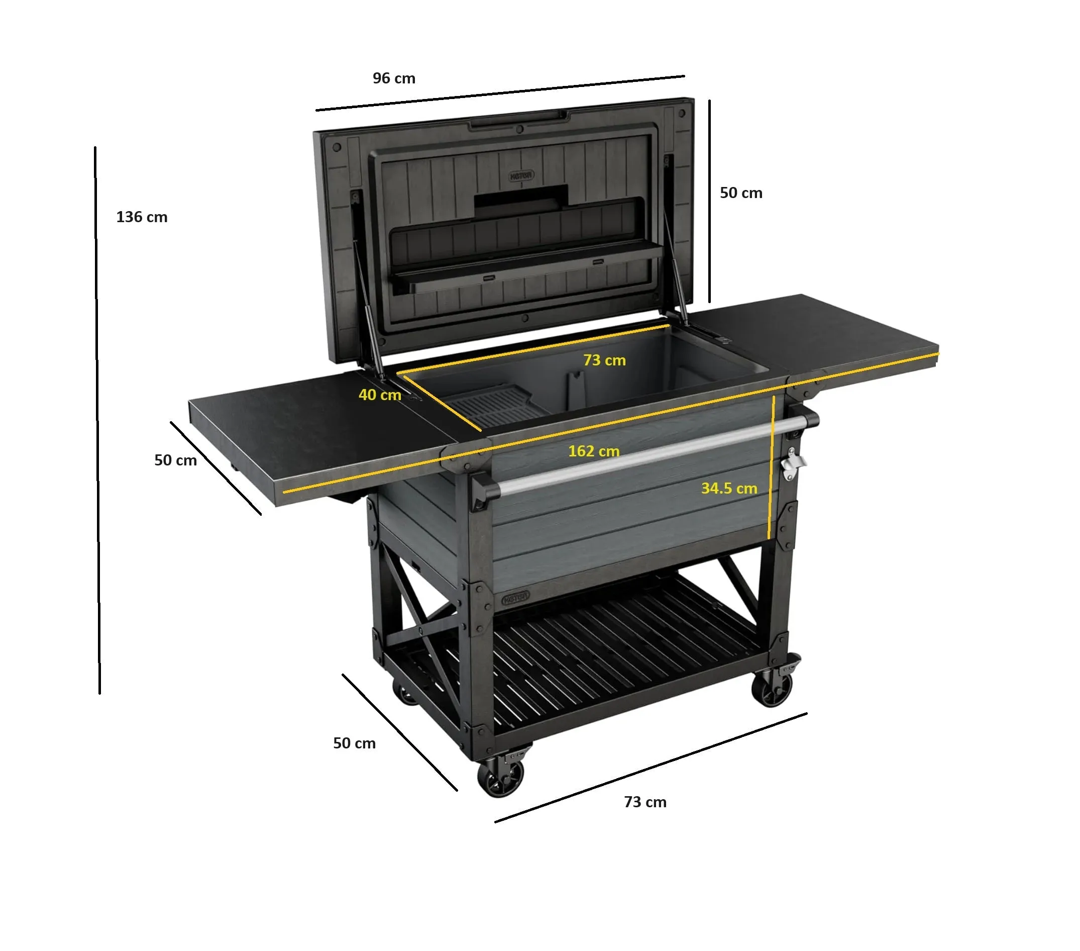 Keter Patio Cooler and Beverage Cart