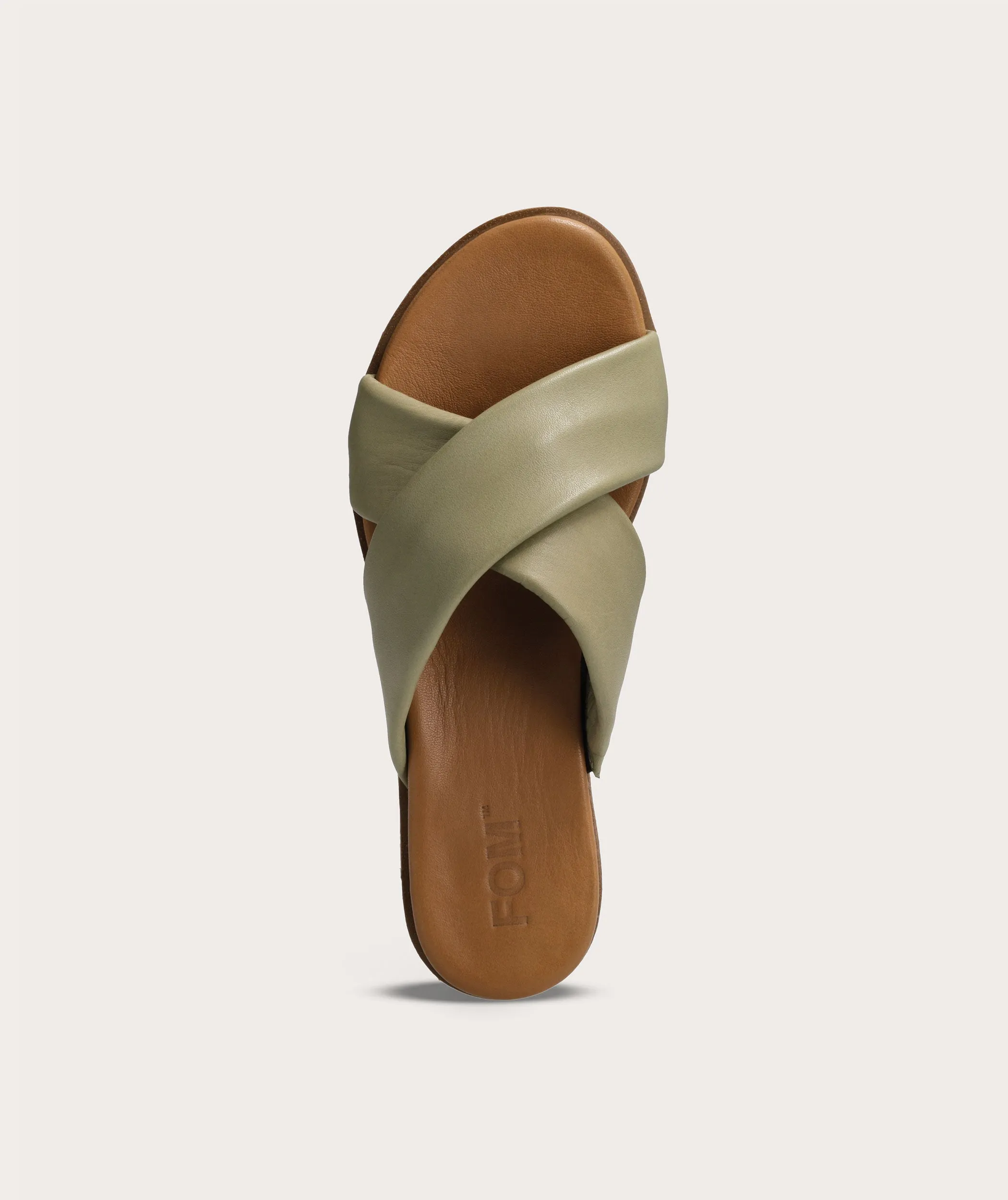 Ladies Crossover Sandal - Desert Sage