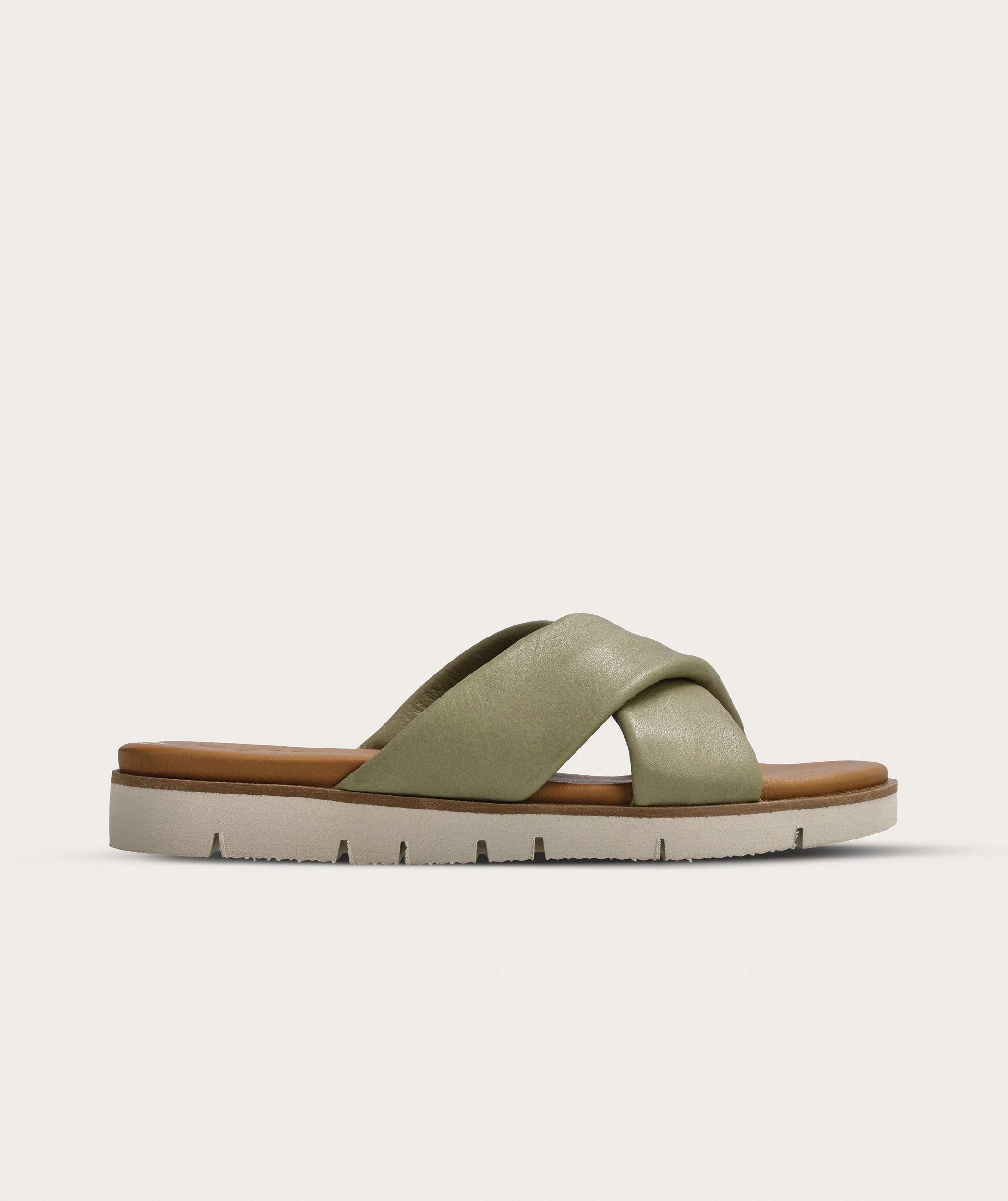 Ladies Crossover Sandal - Desert Sage