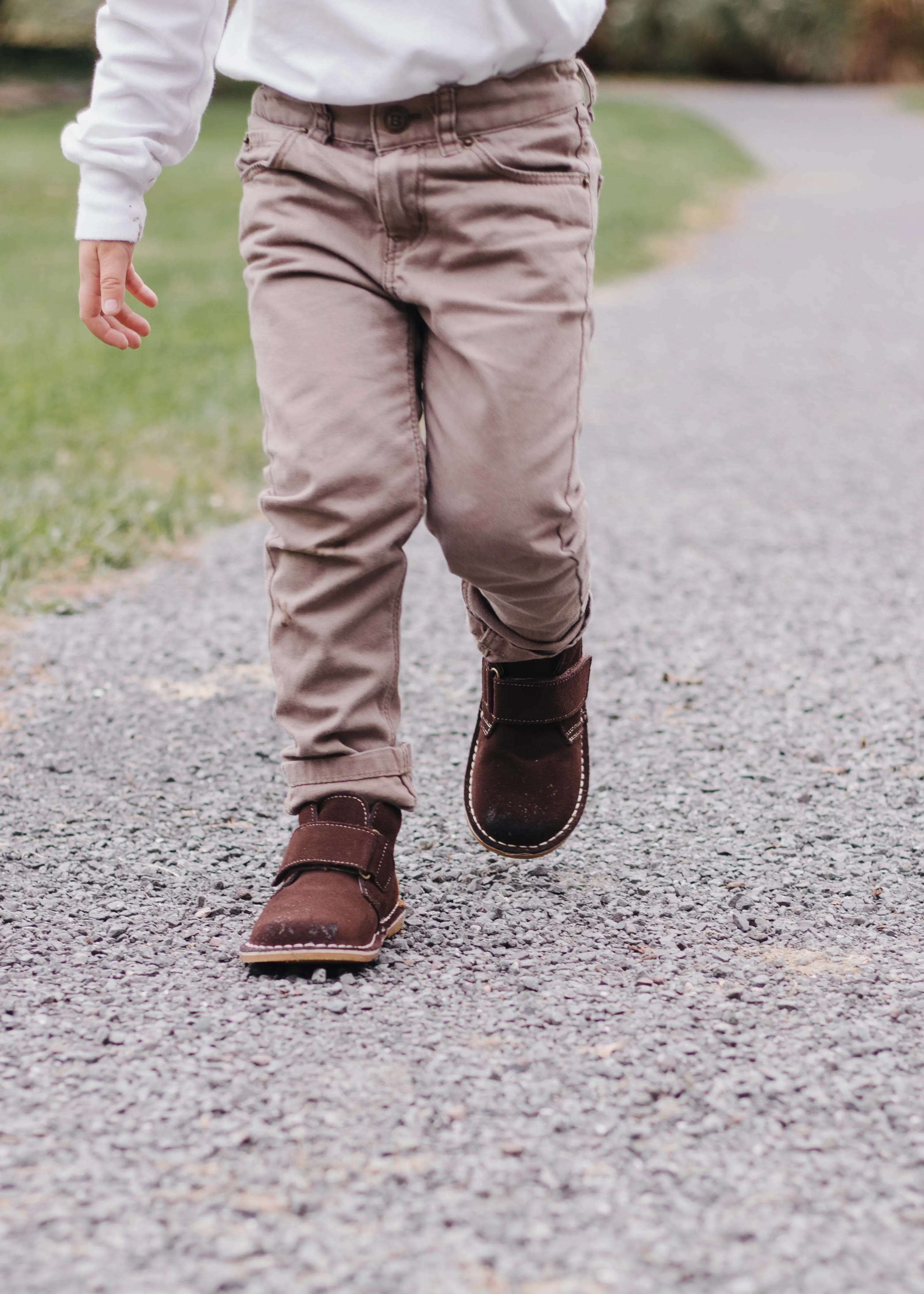 L'Amour Boys Velcro Strap Desert Boots