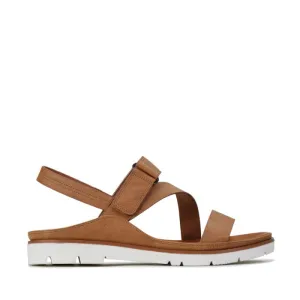 Los Cabos Ashli Sandal With Back Strap Brandy Tan