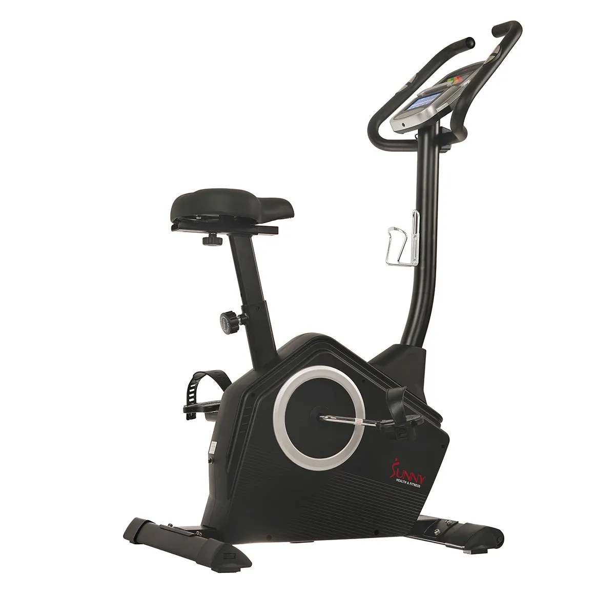 Magnetic Upright Programmable Exercise Bike w/ Heart Rate Monitor