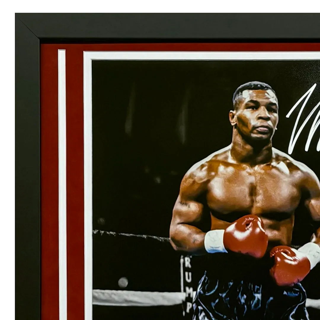 Mike Tyson Hand Signed & Framed 16x20 Boxing Photo