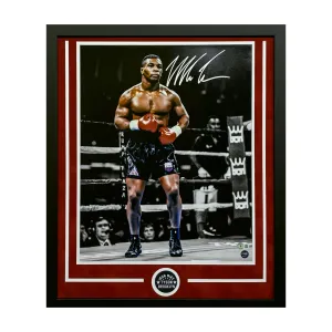 Mike Tyson Hand Signed & Framed 16x20 Boxing Photo