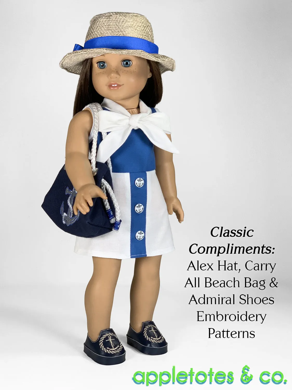 Monterey Dress 18 Inch Doll Sewing Pattern