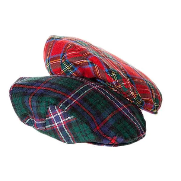 Morrison Red Modern Tartan Sports Cap