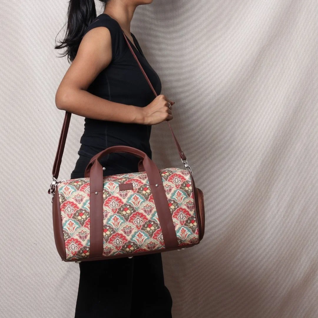 Mughal Art Multicolor Medium Duffel Bag