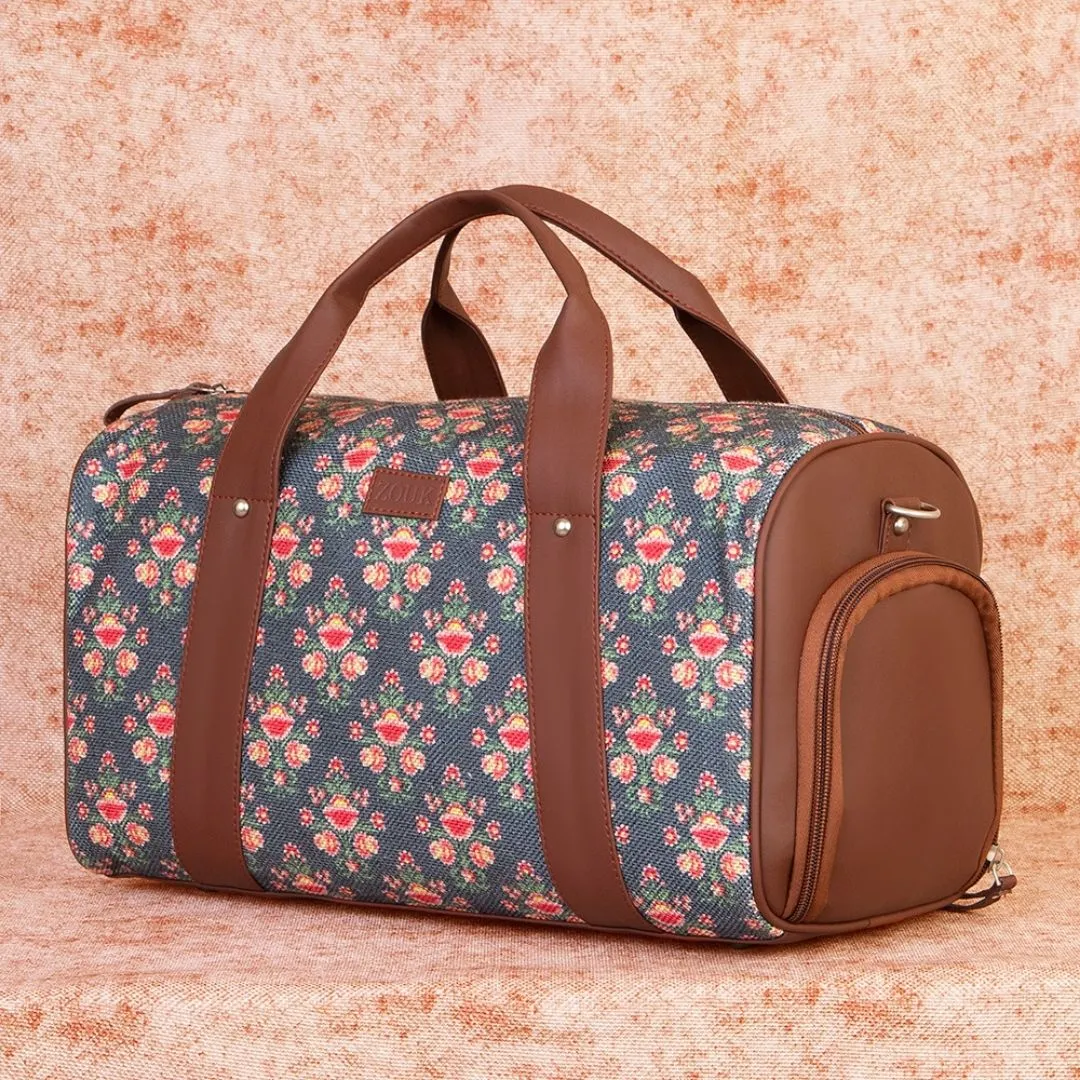 Mughal Garden Print Medium Duffel Bag