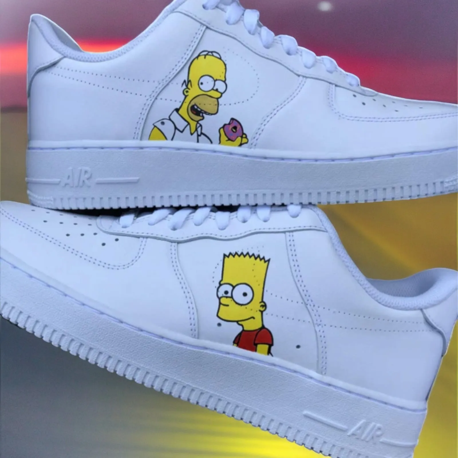 NIKE AIR FORCE 1 CUSTOM SIMPSONS