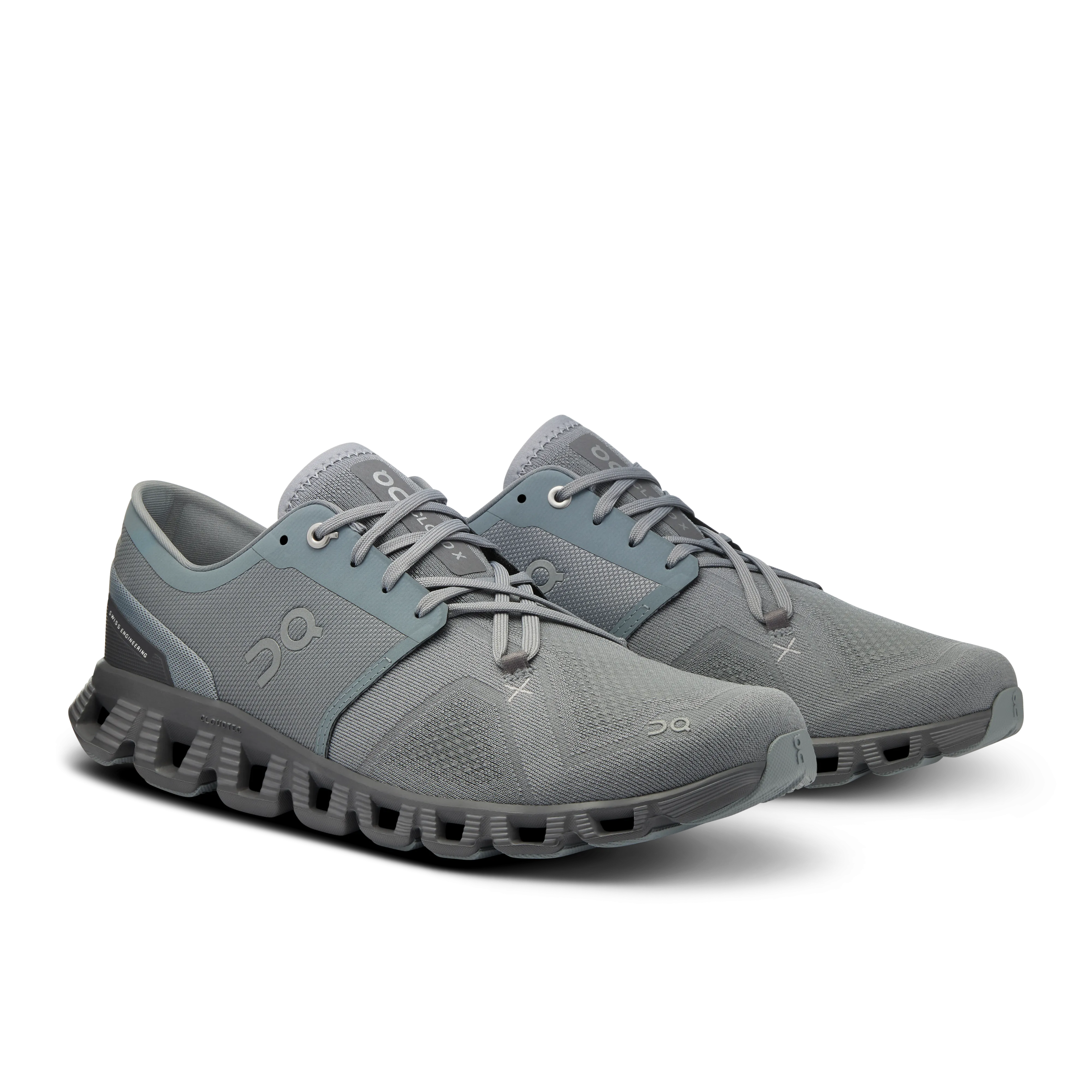 On Running Men's Cloud X 3 Shoes - Mist / Rock