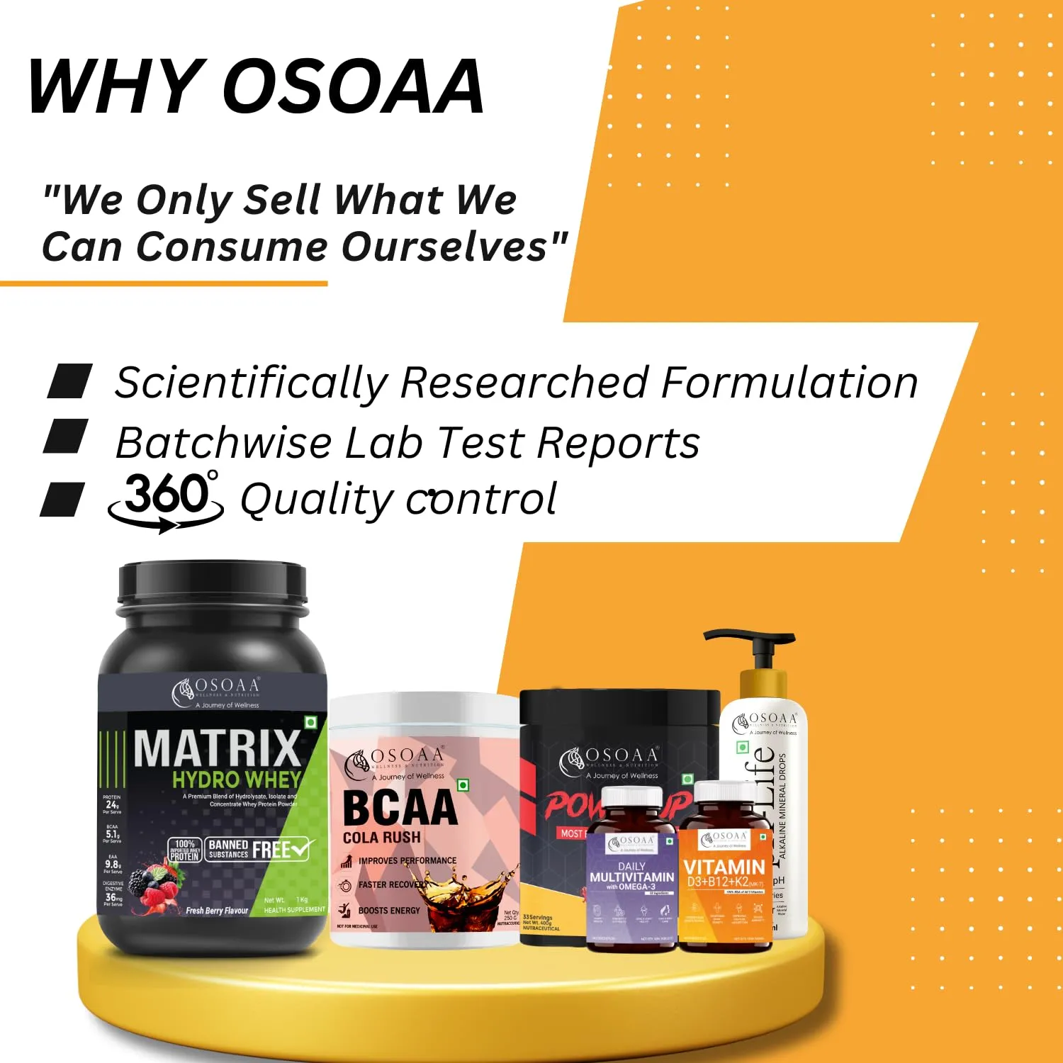 OSOAA European Whey Isolate Matrix TriBlend (1Kg,Desi Kulfi) | 24g Protein | Lab Tested & FSSAI Approved |Soy, Gluten & Sugar Free| Keto & Diabetic Friendly| Weight Management Drink (27 Serving)