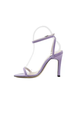 Outdoor Peep Toe Stiletto Heel Shoes With Buckle Ankle Strap