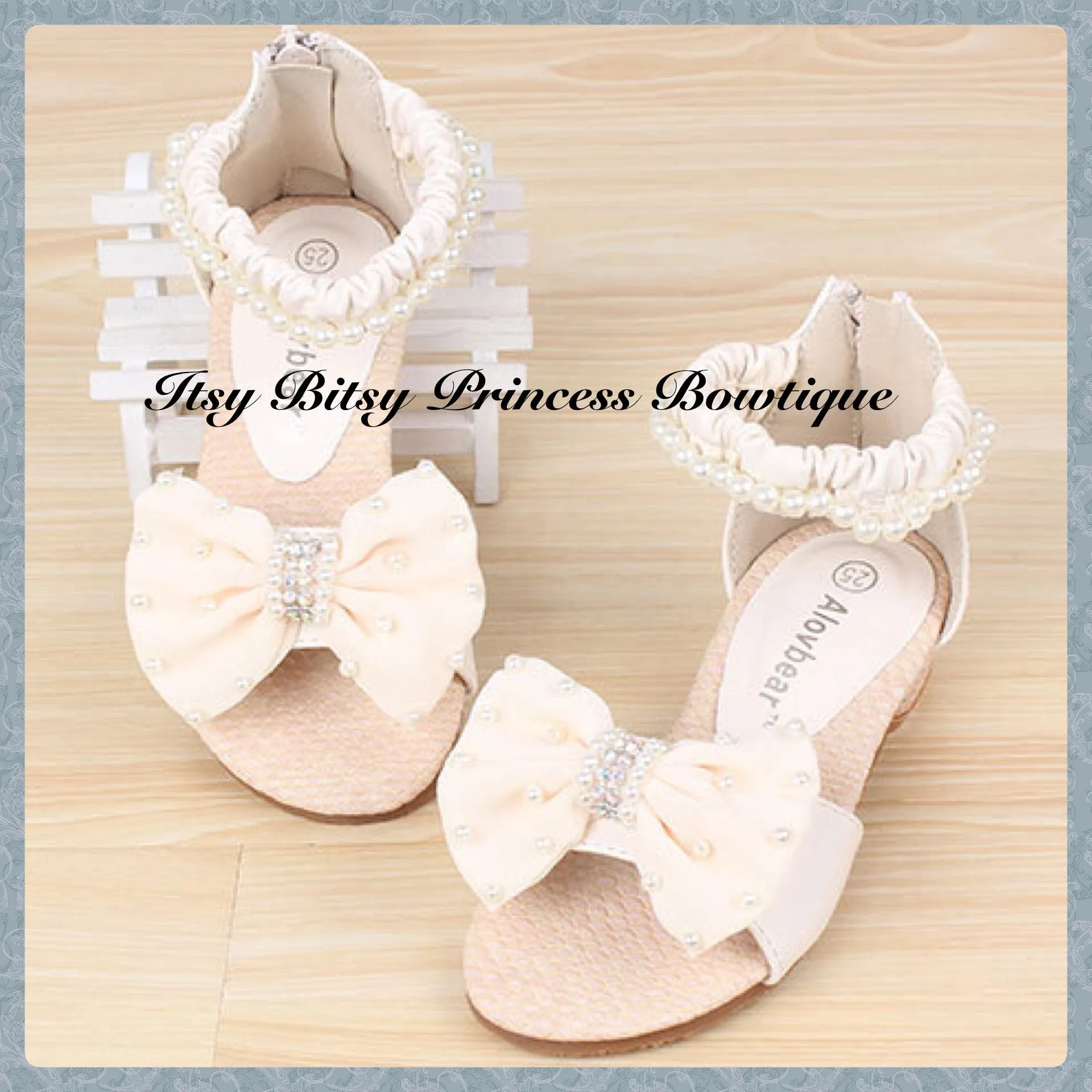 Pearl Bow shoes