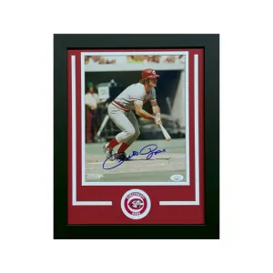 Pete Rose Hand Signed & Framed 8x10 Photo