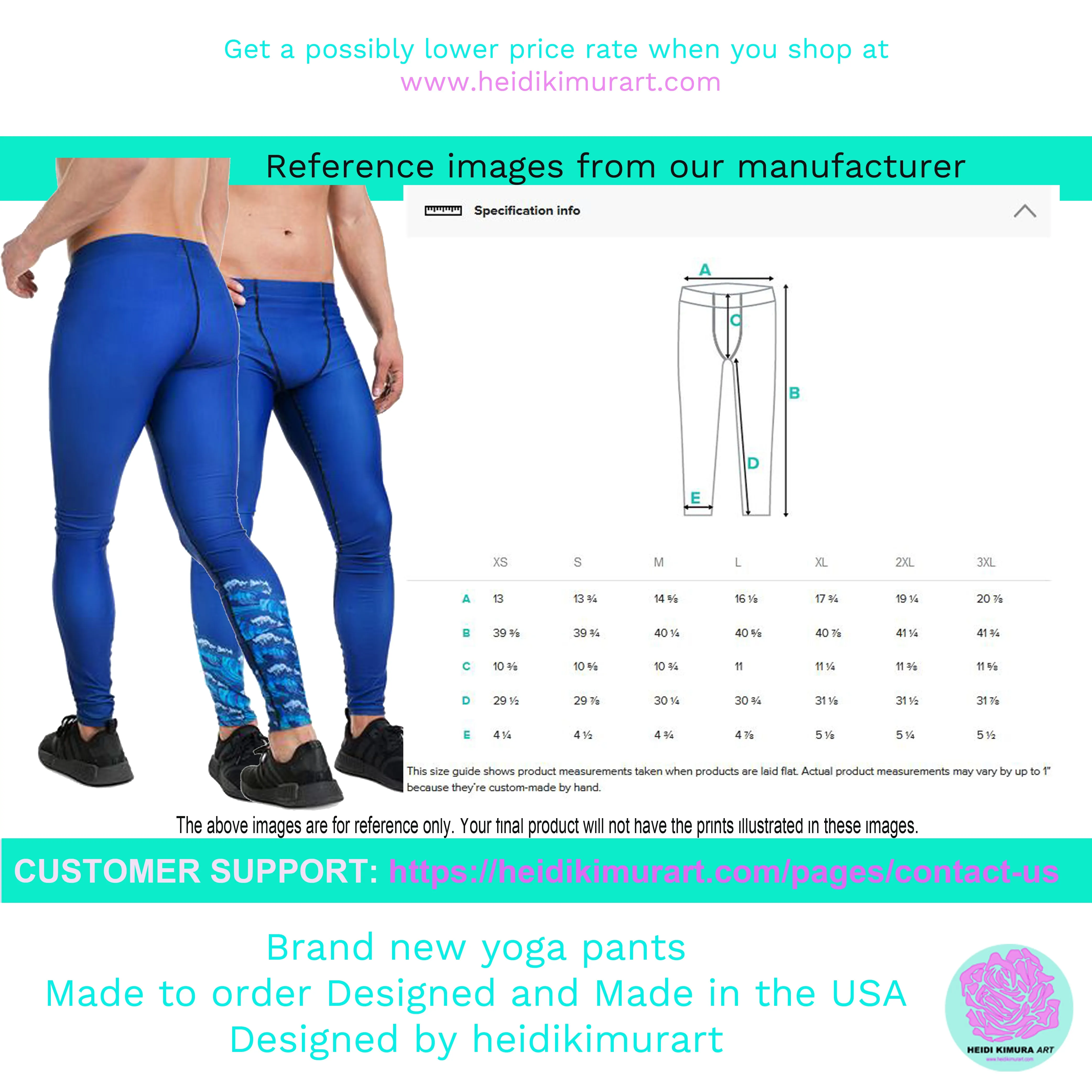 Pink Color Block Colorful Meggings, Pink Shade Duo Colors Premium Men's Leggings Meggings Tights Pants- Made in USA/ EU