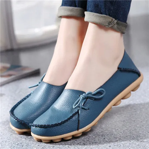 Plus size women shoes fashion soft women flats slip on Spring Autumn women casual shoes Comfort loafers zapatos mujer SDT179