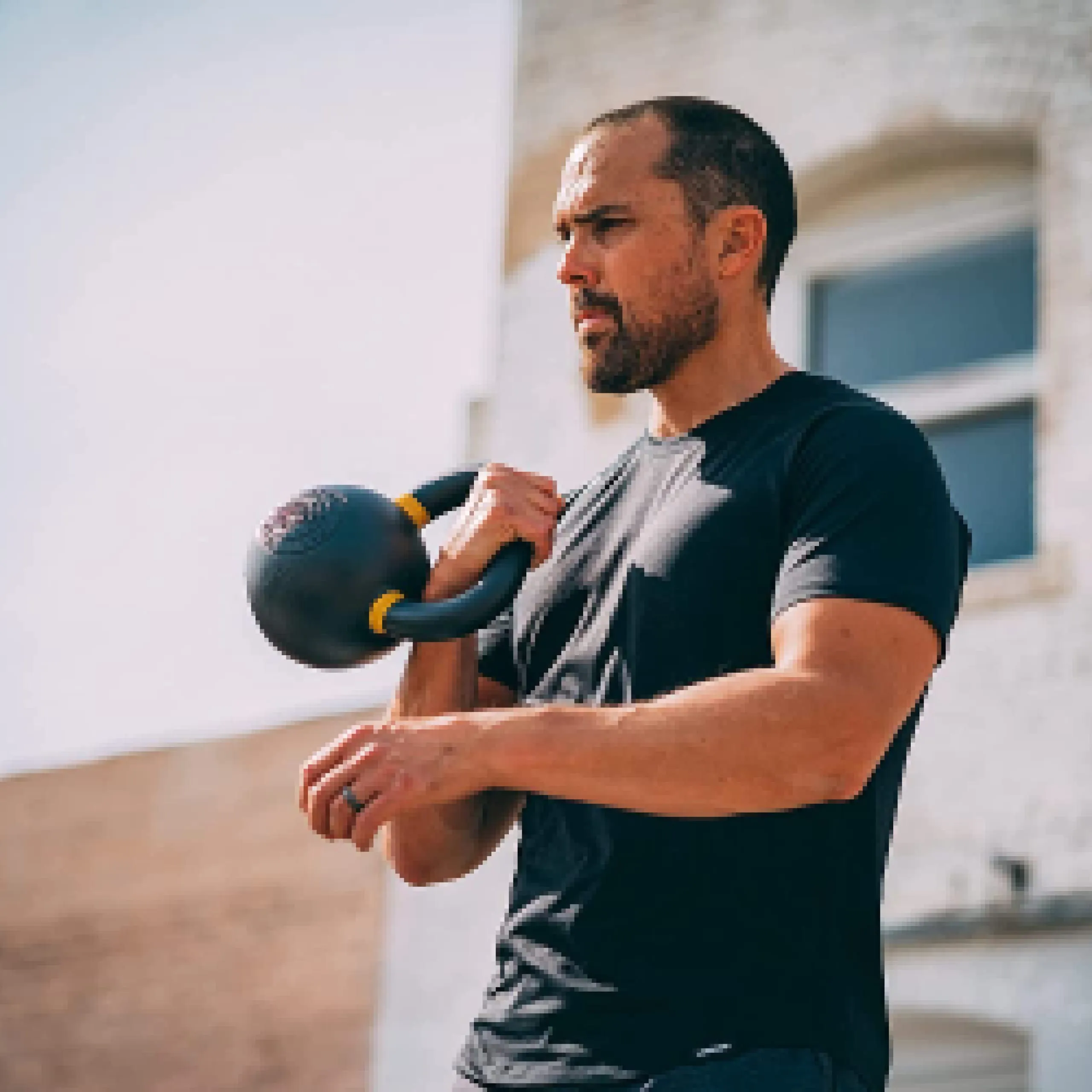 Powder Coated Kettlebell Weights (5-90 Lb) For Women & Men | Durable Coating