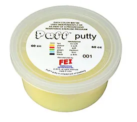 Puff LiTE Exercise Putty - 6 piece set - 60cc - 1 of each