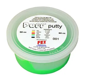 Puff LiTE Exercise Putty - medium - green - 60cc