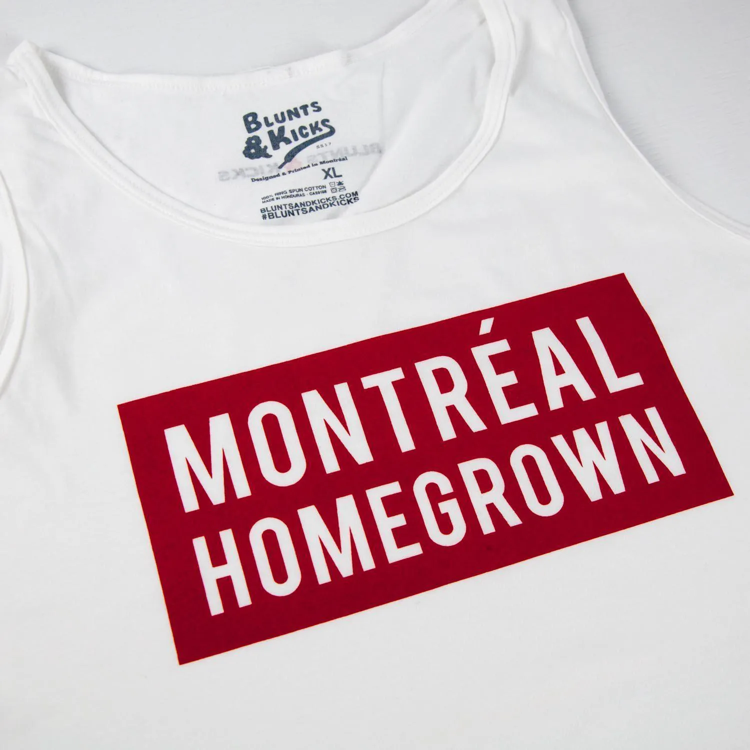 "Montréal Homegrown" Tank Top - White