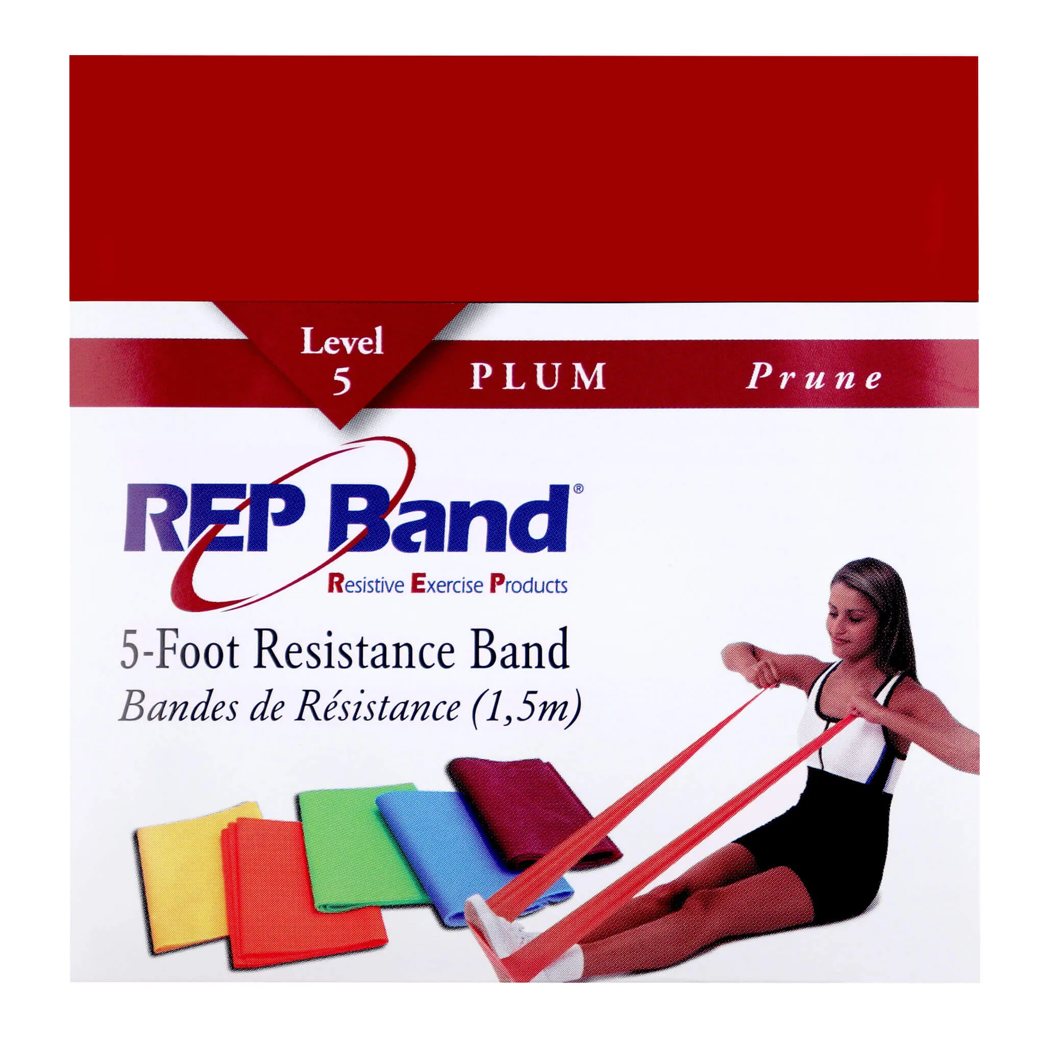 Rep Band Resistance Band Latex Free 5Ft