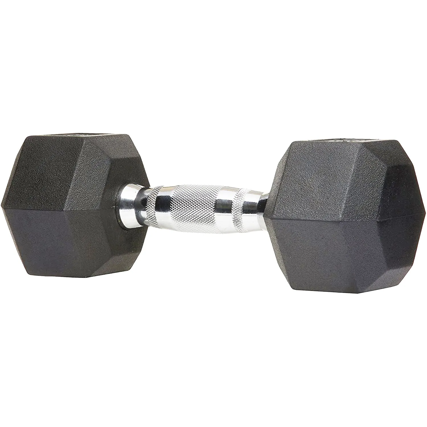 Rubber Encased Hex Dumbbell Hand Weight 2 x 5kg