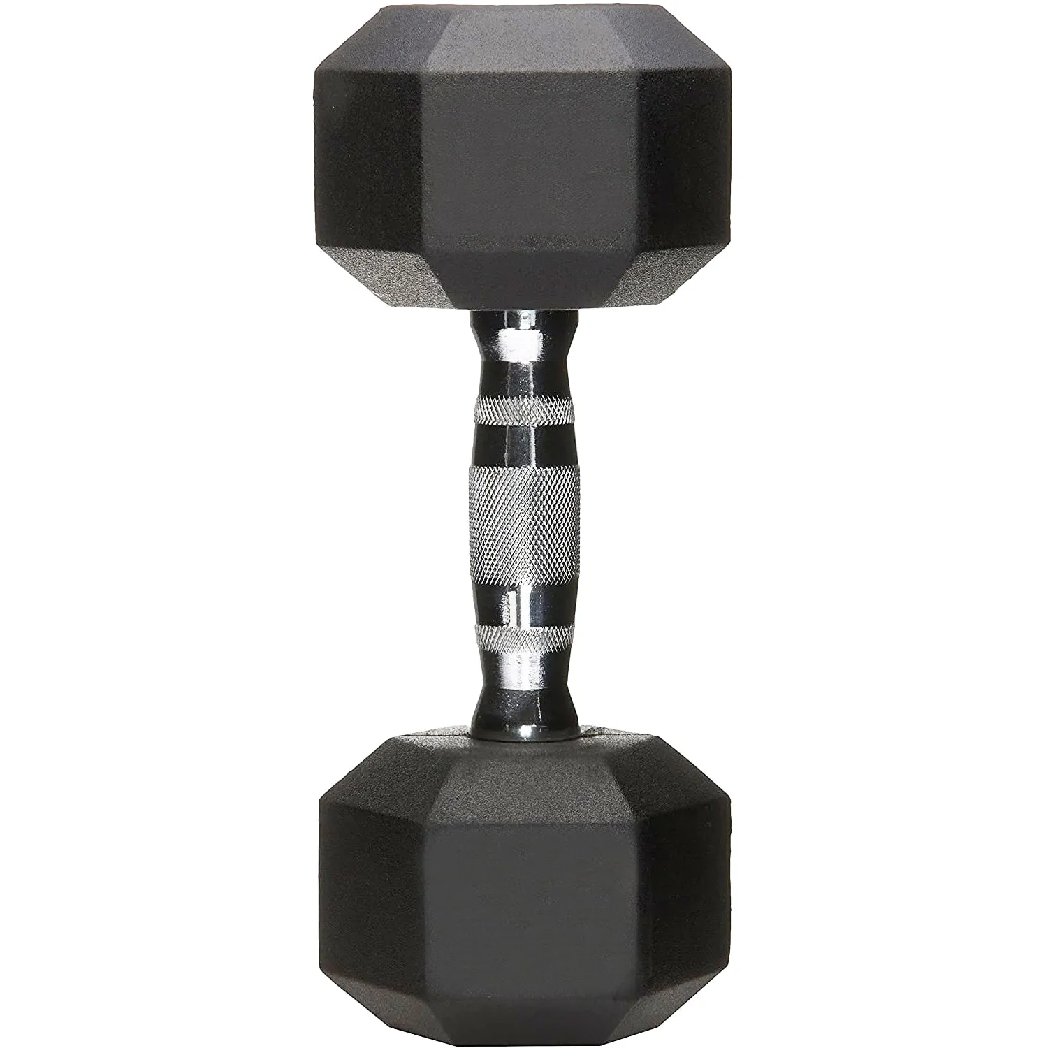 Rubber Encased Hex Dumbbell Hand Weight 2 x 5kg