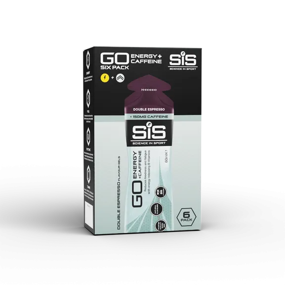 Science in Sport GO plus Caffeine Gels 6pack