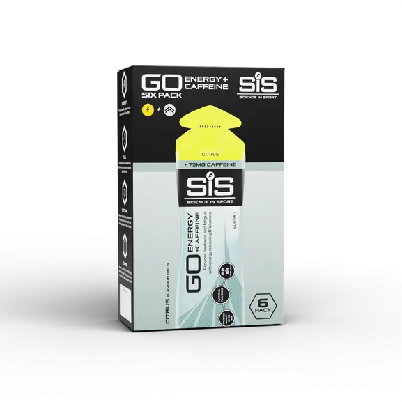 Science in Sport GO plus Caffeine Gels 6pack