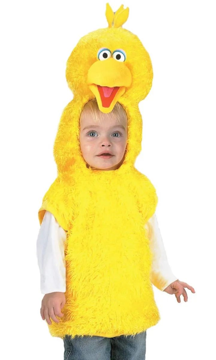 Sesame Street Boys Big Bird Fancy Dress Costume Vest