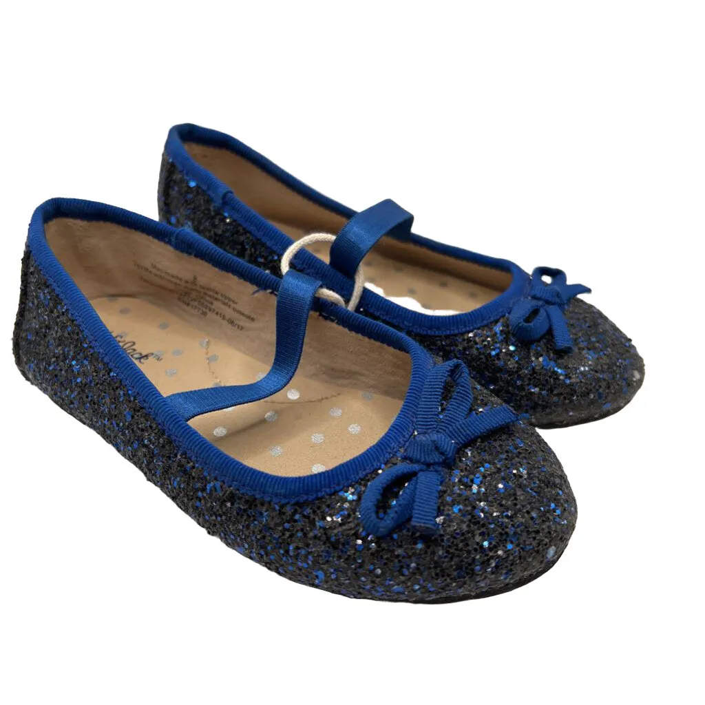 Slip-On Glitter Flats - Bow