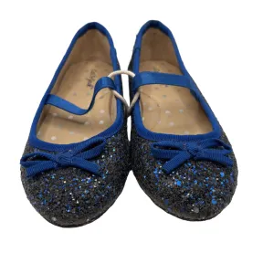 Slip-On Glitter Flats - Bow