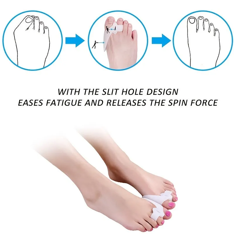 Soothing Silicone Toe Corrector for Hallux Valgus  Unisex Relief