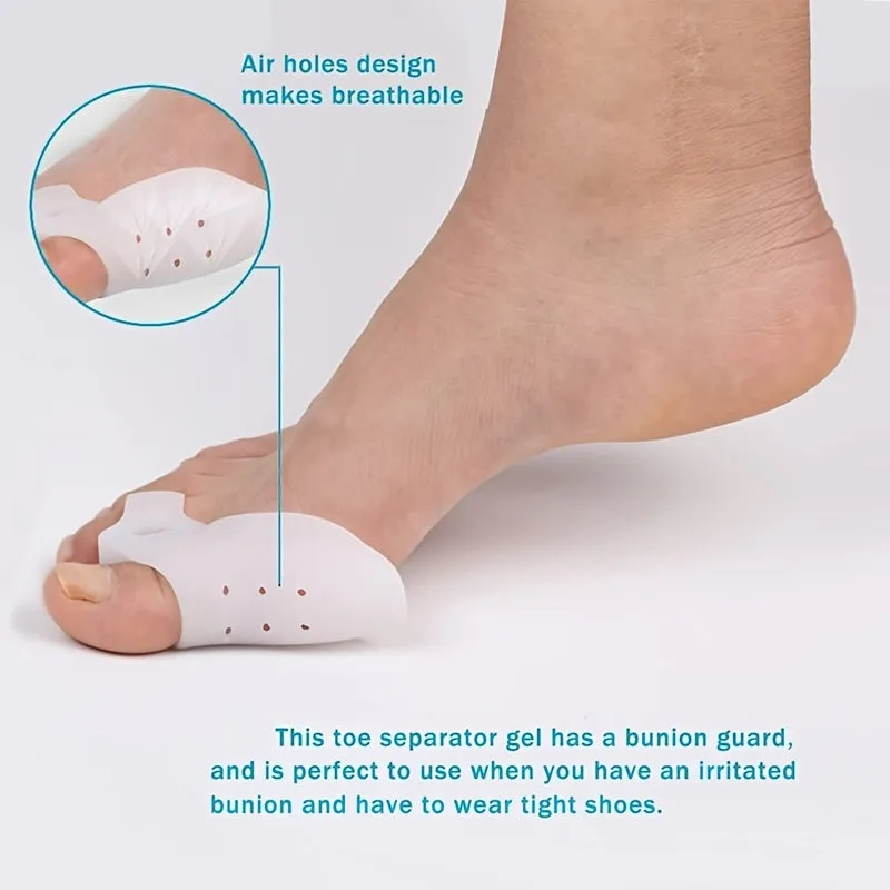 Soothing Silicone Toe Corrector for Hallux Valgus  Unisex Relief