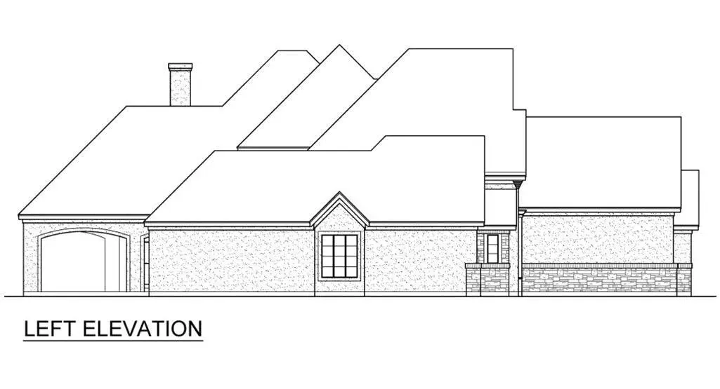 Spacious 4-Bedroom Home Plan with 4,416 sq ft and Versatile Living Spaces