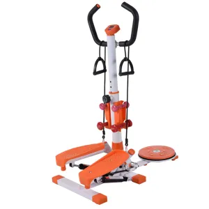 Stepper with Handle & Dumbbell & Waist Twister & Rope