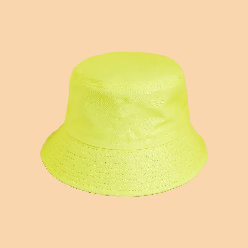 Stylish Black Cotton Bucket Hat - Funky Woven Design for Spring and Summer - Soft, Breathable, and Comfortable Headwear for Outdoor Activities