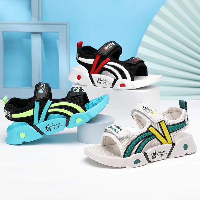 Summer Boys Sandals Kids Aqua Sport Sandals Soft Non-slip Toddler Infant Shoes