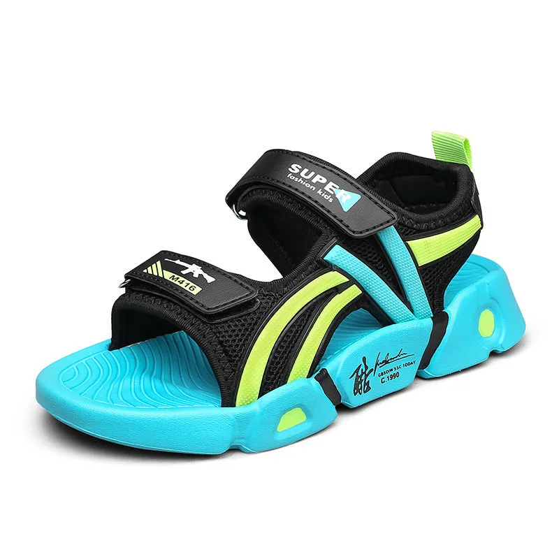 Summer Boys Sandals Kids Aqua Sport Sandals Soft Non-slip Toddler Infant Shoes