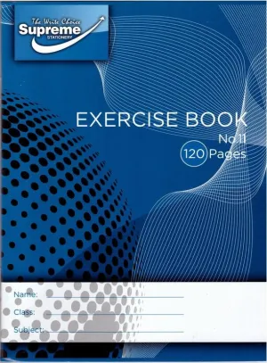 Supreme - Exercise Book No. 11 - 120 Page