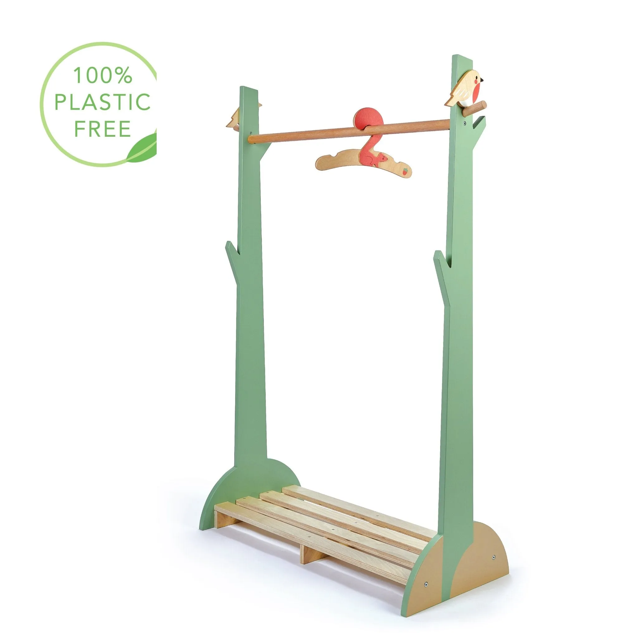 Tenderleaf Toys Wooden Forest Clothes Rail TL8803 (Direct Shipping)