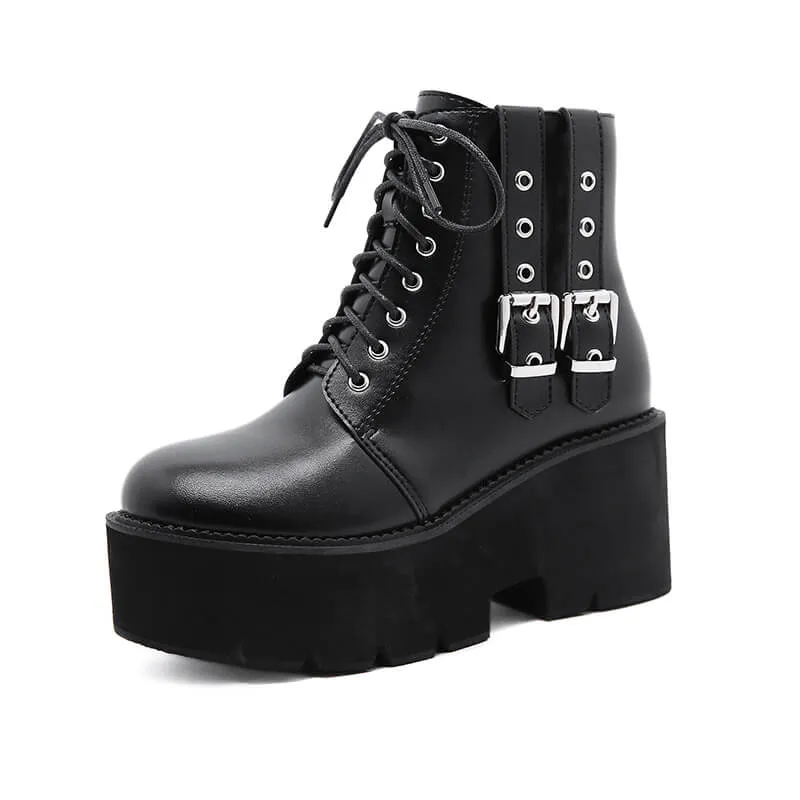 Uniwim Buckle Zipper Boots SE21622