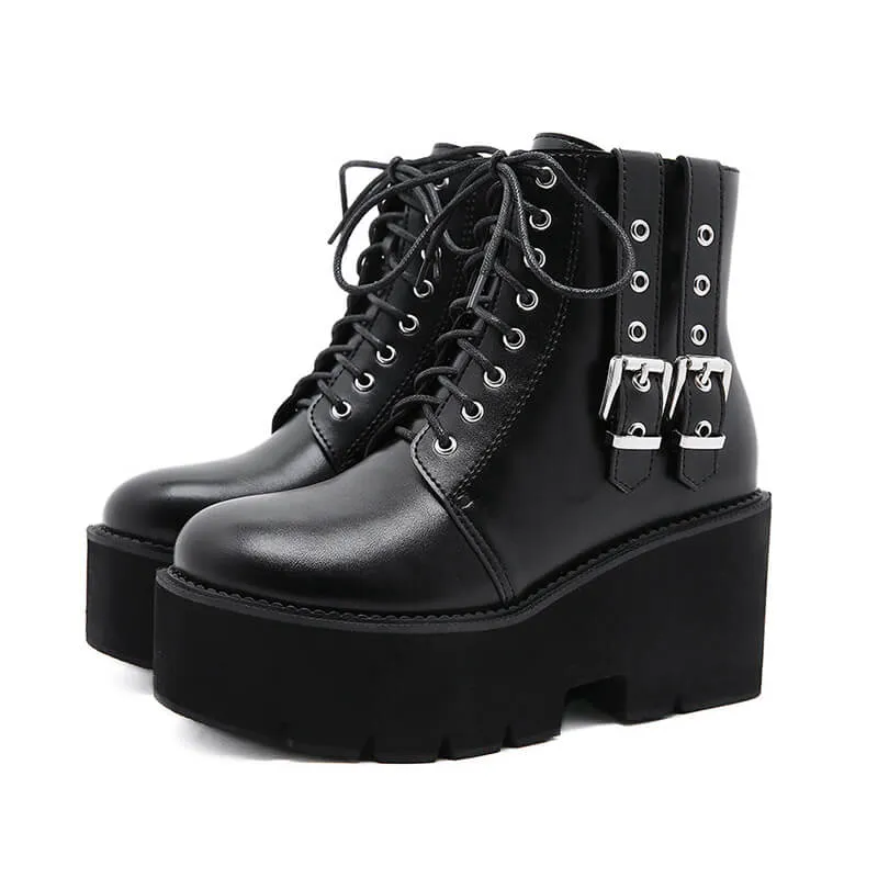 Uniwim Buckle Zipper Boots SE21622