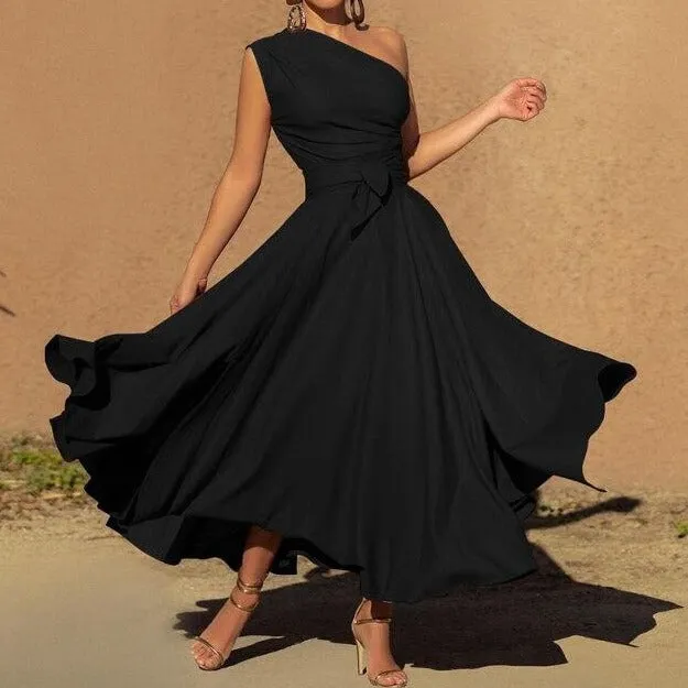 V-neck Long Sleeve Sundress