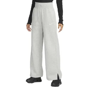 Women's Fleece High Rise Pant Wide - Dark Grey Heather